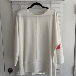 SPANX Cream Women's Sweatshirt